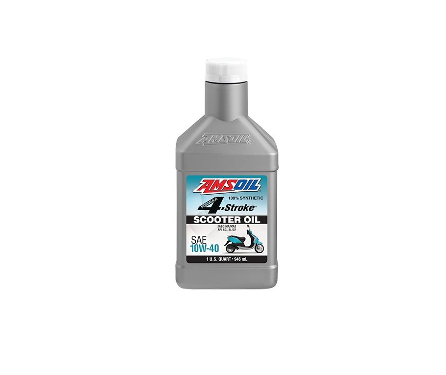 AMSOIL Formula 4‑Stroke 10W‑40 100% Synthetic Scooter Oil