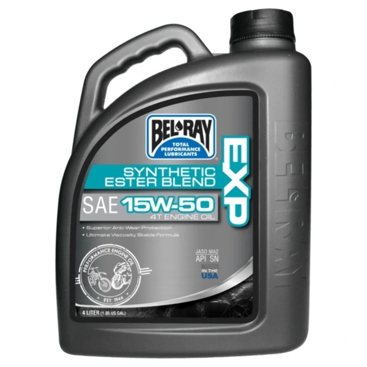 BEL-RAY 4T EXP 15W-50 X4L Semi-Synthetic API SN/JASO MA2