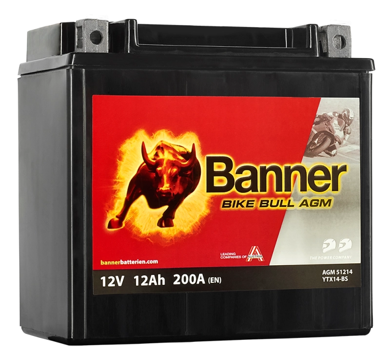 Banner Bike Bull AGM 512 14 / BTX14-BS - YTX14-BS