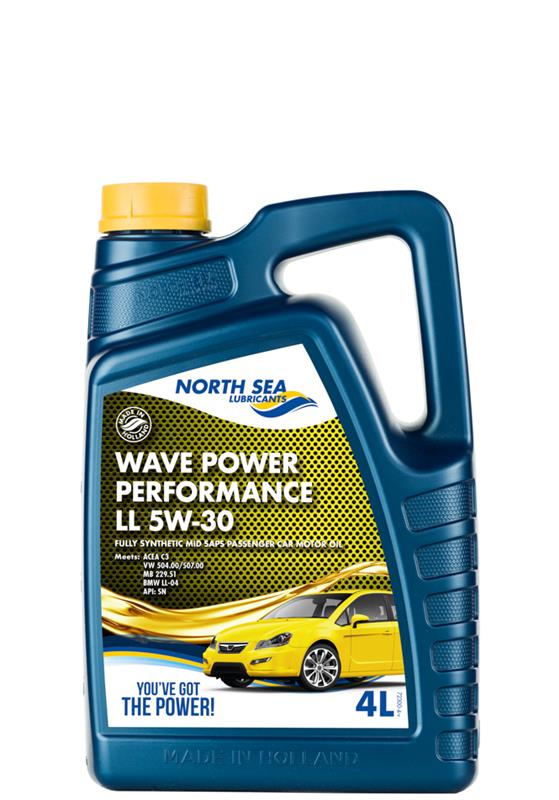 North Sea Lubricants WAVE POWER PERFORMANCE LL 5W30 4L