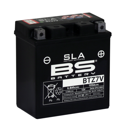 BS Battery BTZ7V SLA