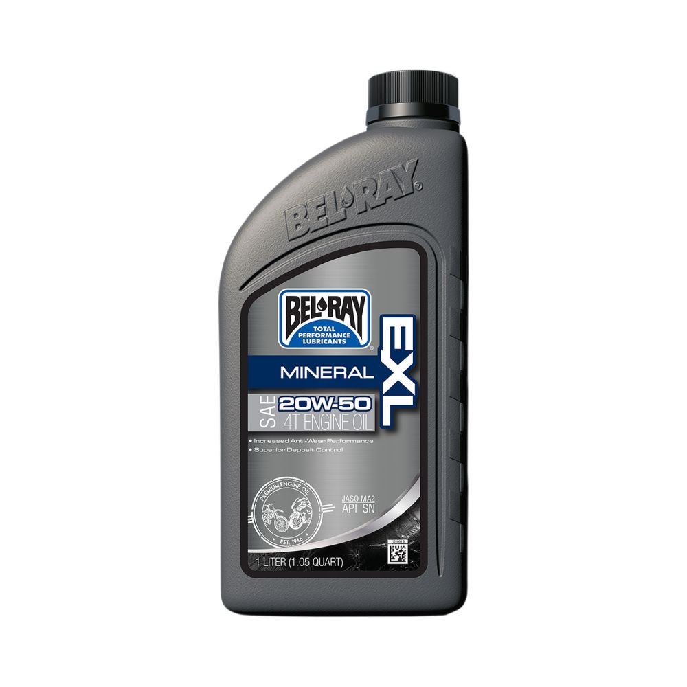 BEL-RAY 99100 4T EXL MINERAL 20W-50 X1L API SN/JASO MA2