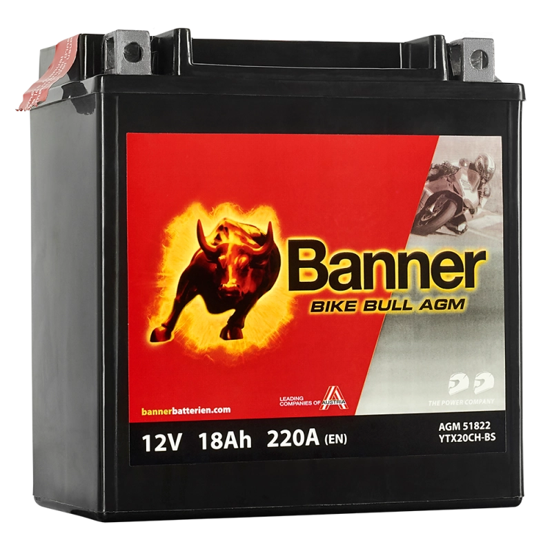 Banner Bike Bull AGM 518 22 / BTX20CH-BS - YTX20CH-BS