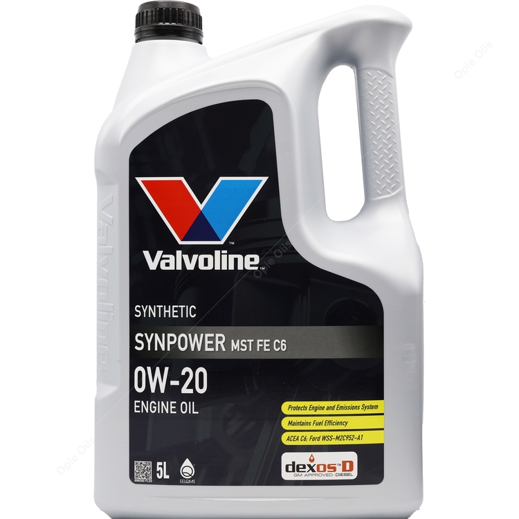 Valvoline SYNPOWER MST FE C6 0W20 5L