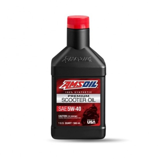 AMSOIL Premium 5W-40 100% Synthetic Scooter Oil