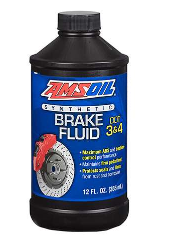 AMSOIL DOT 3 & DOT 4 100% Synthetic Brake Fluid