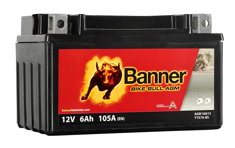 Banner Bike Bull AGM 506 15 / BTX7A-BS - YTX7A-BS