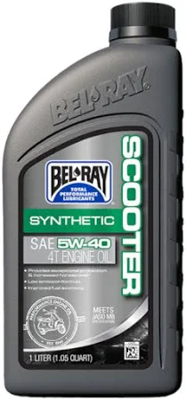BEL-RAY 4T SCOOTER 5W-40 X1L 100% SYNTH. API SN/JASO MB