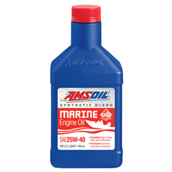 AMSOIL 25W-40 100% Synthetic Marine Engine Oil