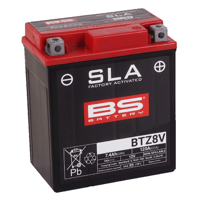 BS Battery BTZ8V SLA