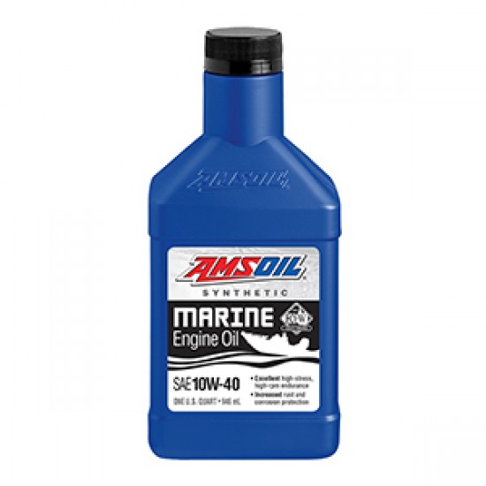 AMSOIL 10W-40 100% Synthetic Marine Engine Oil